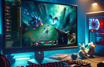 What should I do if I encounter high latency when playing the Chinese version of League of Legends on my American computer?